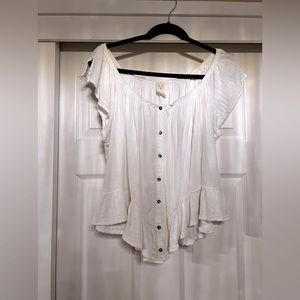 Off the shoulder women’s top